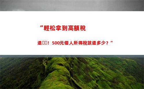 “輕松申報個稅，享受更多優惠，讓你的錢包更豐盈！”